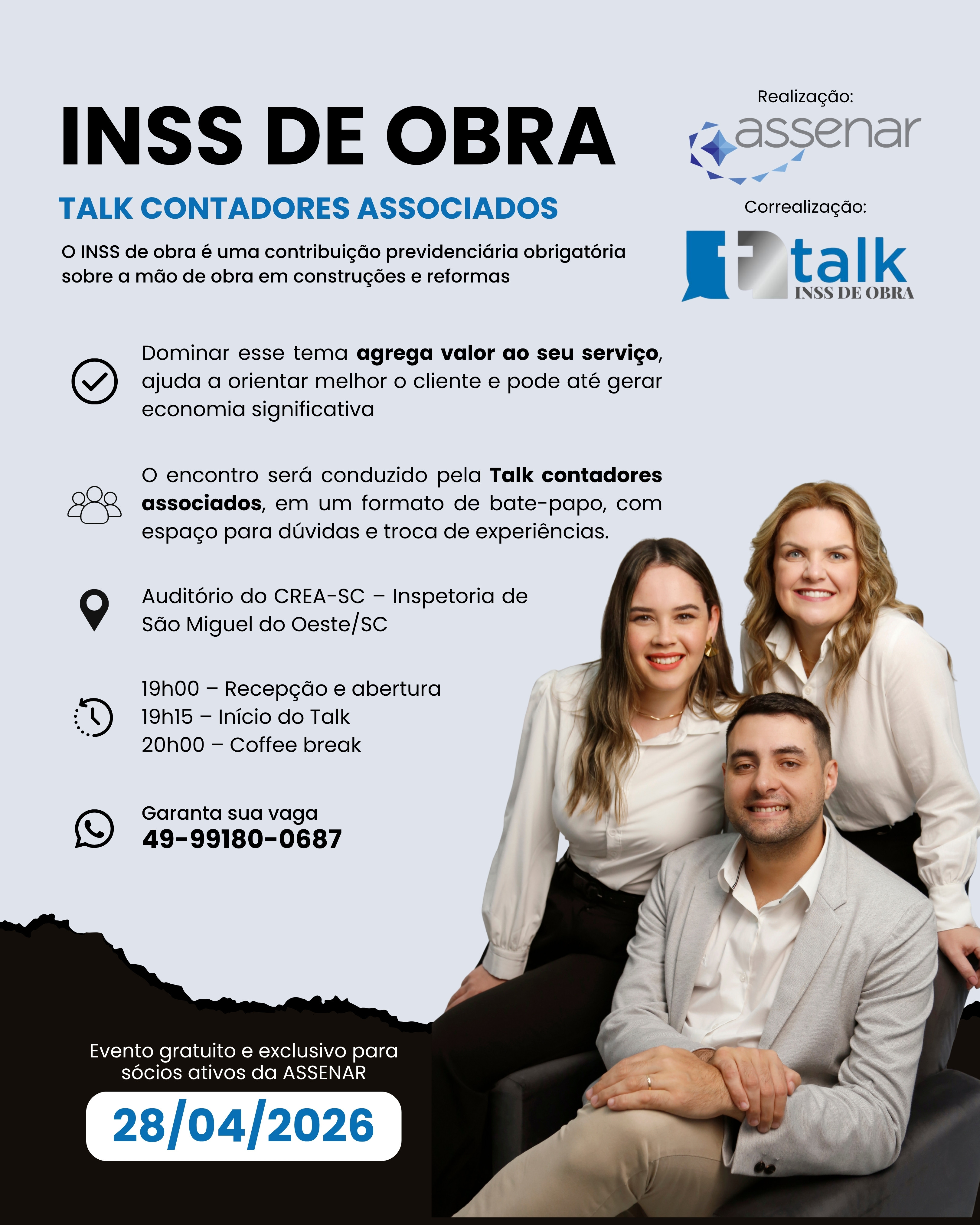 TALK: INSS DE OBRA