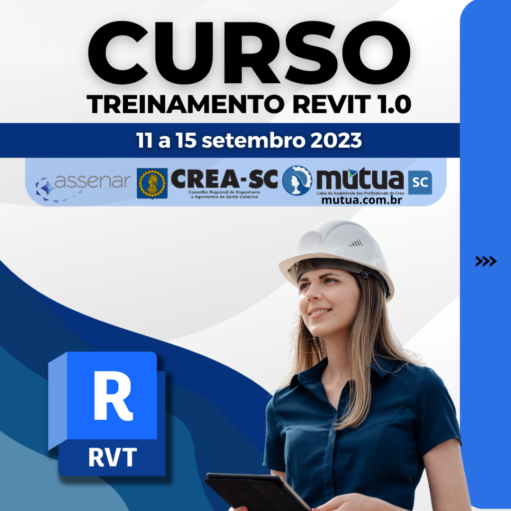 CREA e Mútua oferecem Curso Revit 1.0